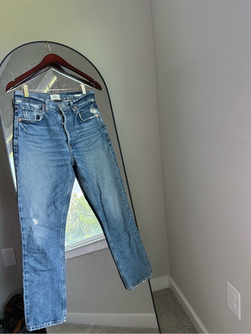 Citizens of Humanity Jolene Jeans Medium Wash High Rise Straight Leg size 26